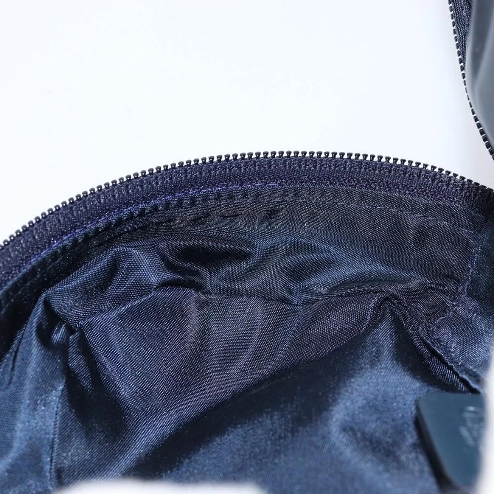 Authentic Christian Dior Trotter Canvas Saddle Pouch Navy Gold bst432-112825 - Picture 13 of 16